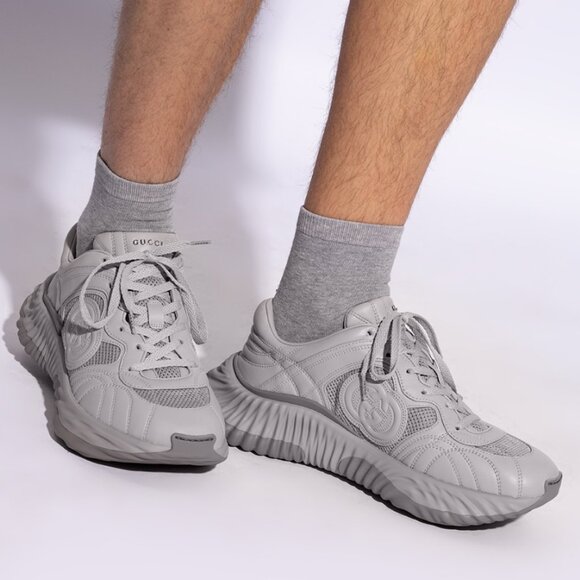 Gucci grey sneakers main image 4